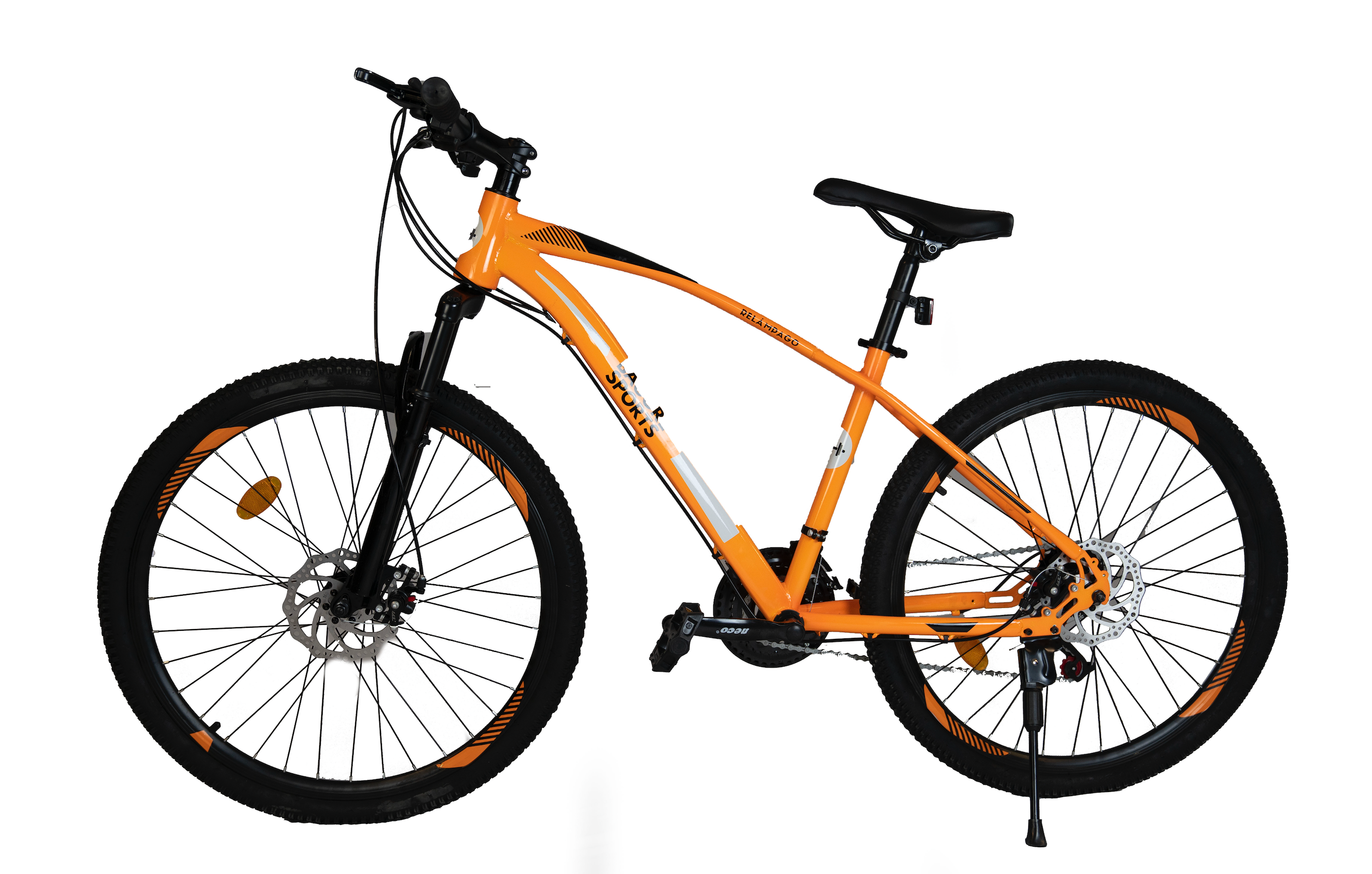 Bicicleta De Montaña Relámpago Naranja  r26 21v - Bagore