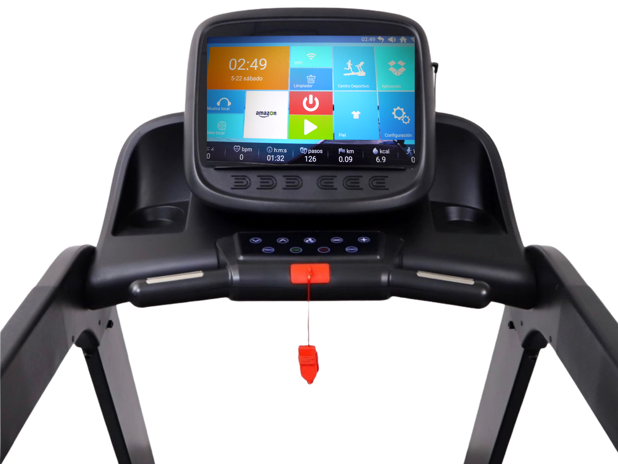 Caminadora Q8 / profesional / Uso Rudo/ Sistema Android / Motor 6.0hp / Bagore Sports - Bagore